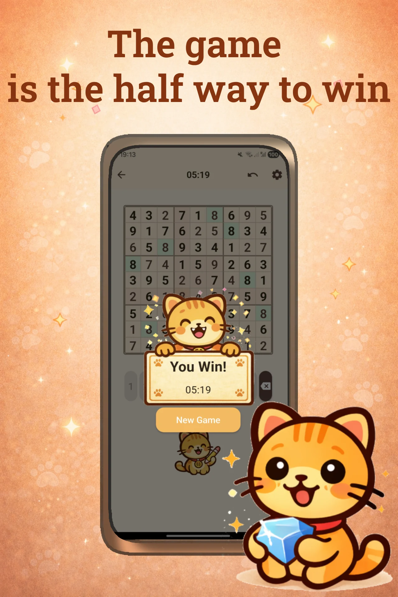 Catudoku: Cat Sudoku Puzzle screenshot